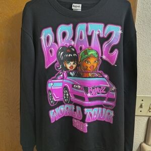 BRATZ Oversized Graphic 2001 World Tour Sweatshirt